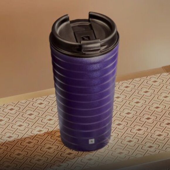 NWT Nespresso Limited Edition Touch Travel Mug in Arpeggio Purple - Picture 2 of 2